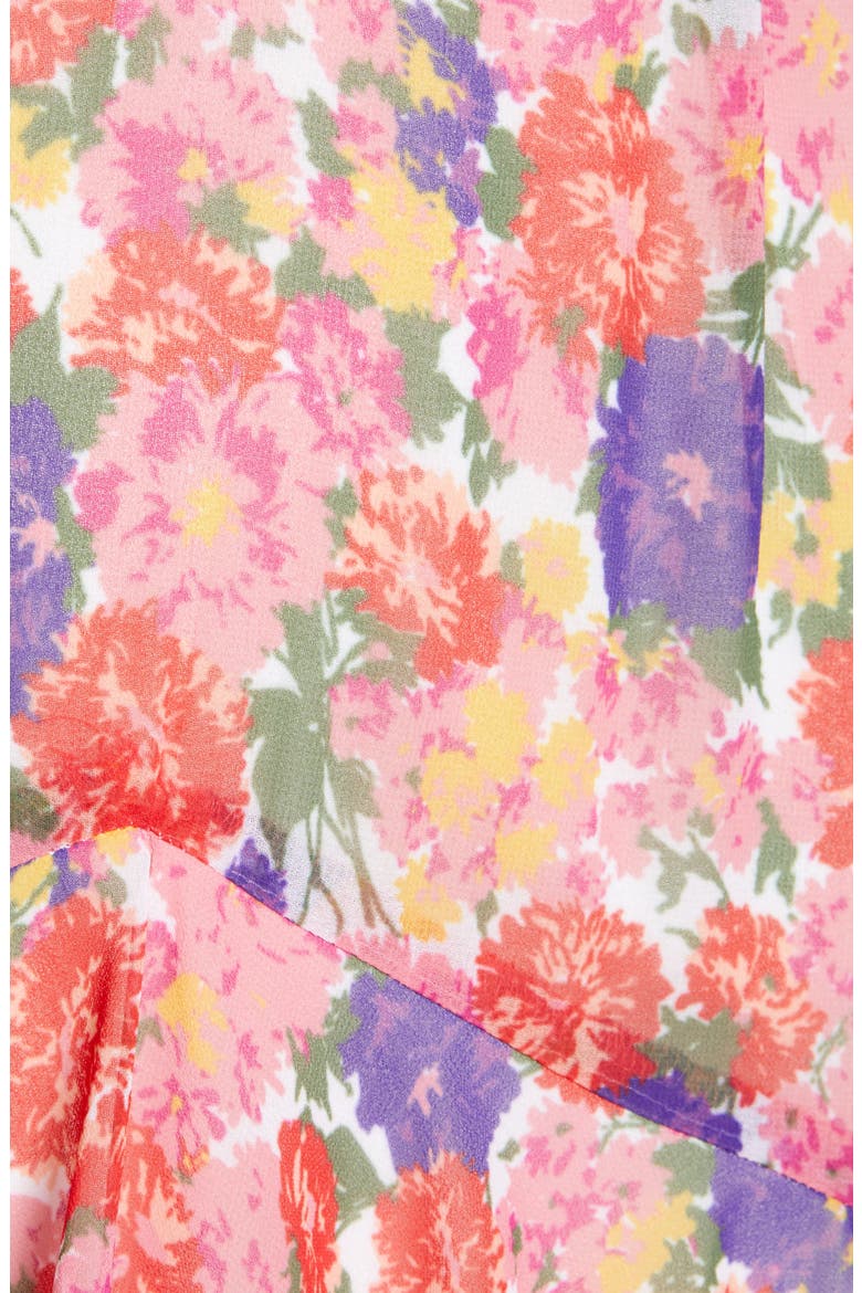 Chelsea Tiered Ruffle Maxi Dress, Alternate, color, RAINBOW CARNATIONS