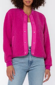 VELVET HEART Saint Fleece Bomber Jacket