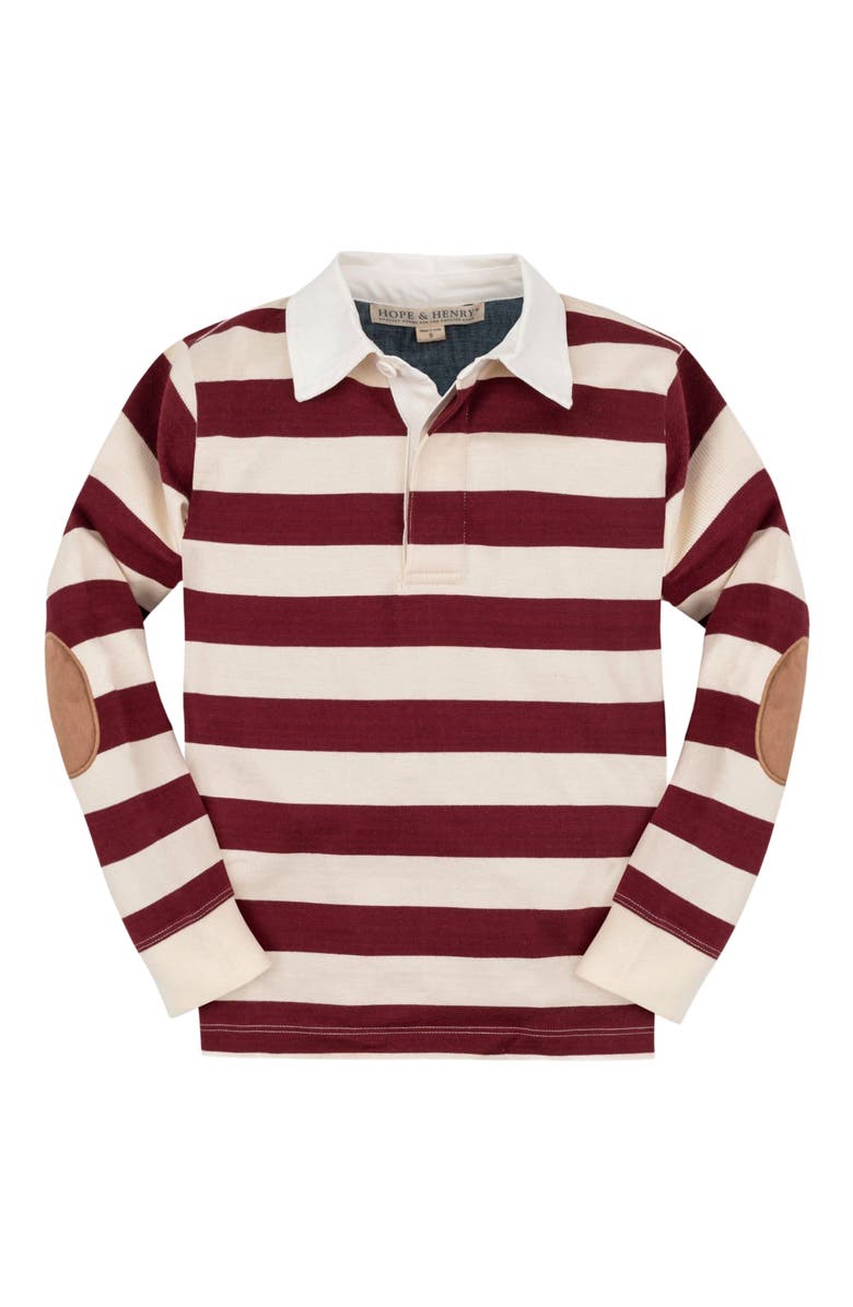 Hope & Henry Boys' Organic Rugby Shirt, Kids, Main, color, 