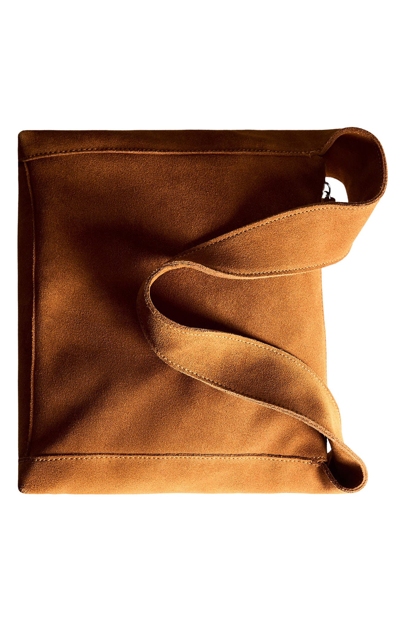 Suede Shoulder Bag, Alternate, color, LEATHER