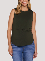 MOTHERHOOD MATERNITY Sleeveless Nursing Maternity Top