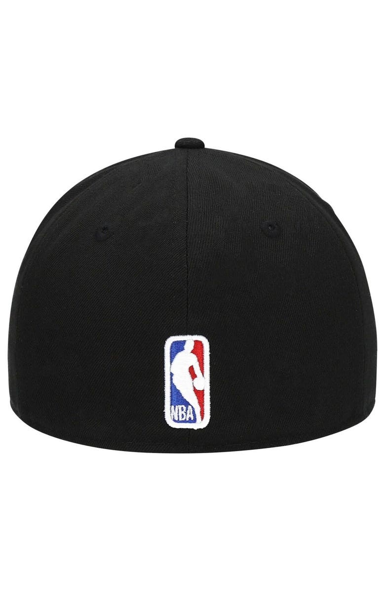 New Era Men's New Era Black LA Clippers Pink Undervisor 59FIFTY Fitted Hat, Alternate, color,