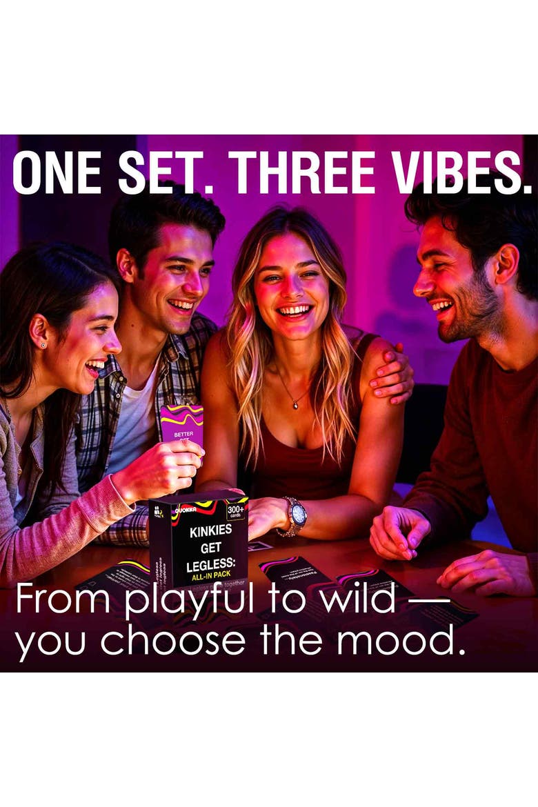 Card Game for Adults - Fun Party Game, Alternate, color, 3 Set