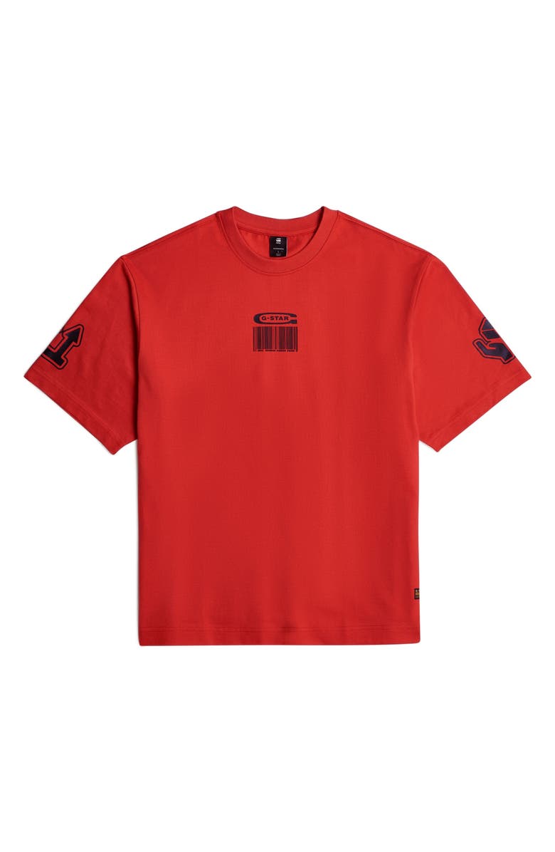 G-STAR Barcode Boxy Organic Cotton Graphic T-Shirt, Alternate, color, 