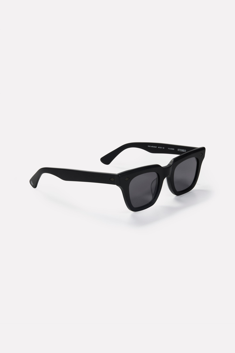 Stereo Sunglasses, Alternate, color, Matte Black