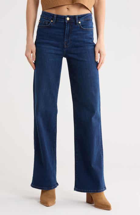 7 For All Mankind Alexa Mid Rise Straight Leg Jeans