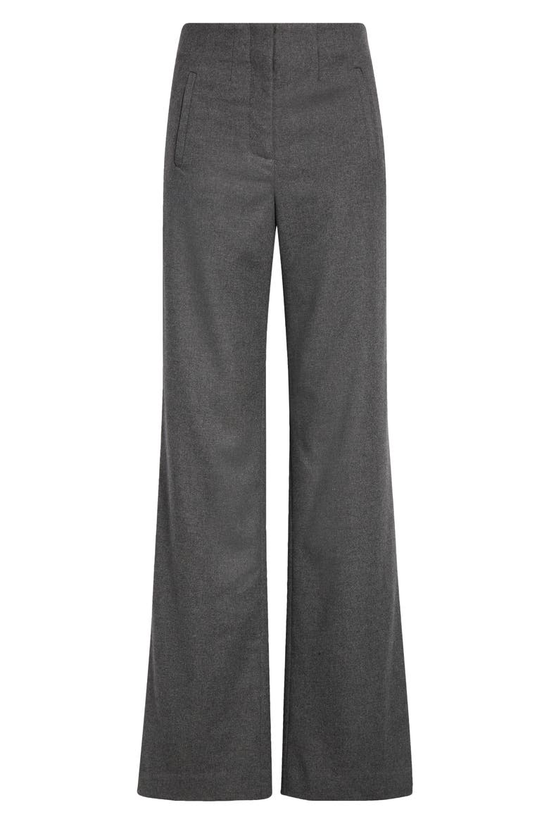 Jude Clean Waist Wide Leg Pants, Alternate, color, HEATHER GREY