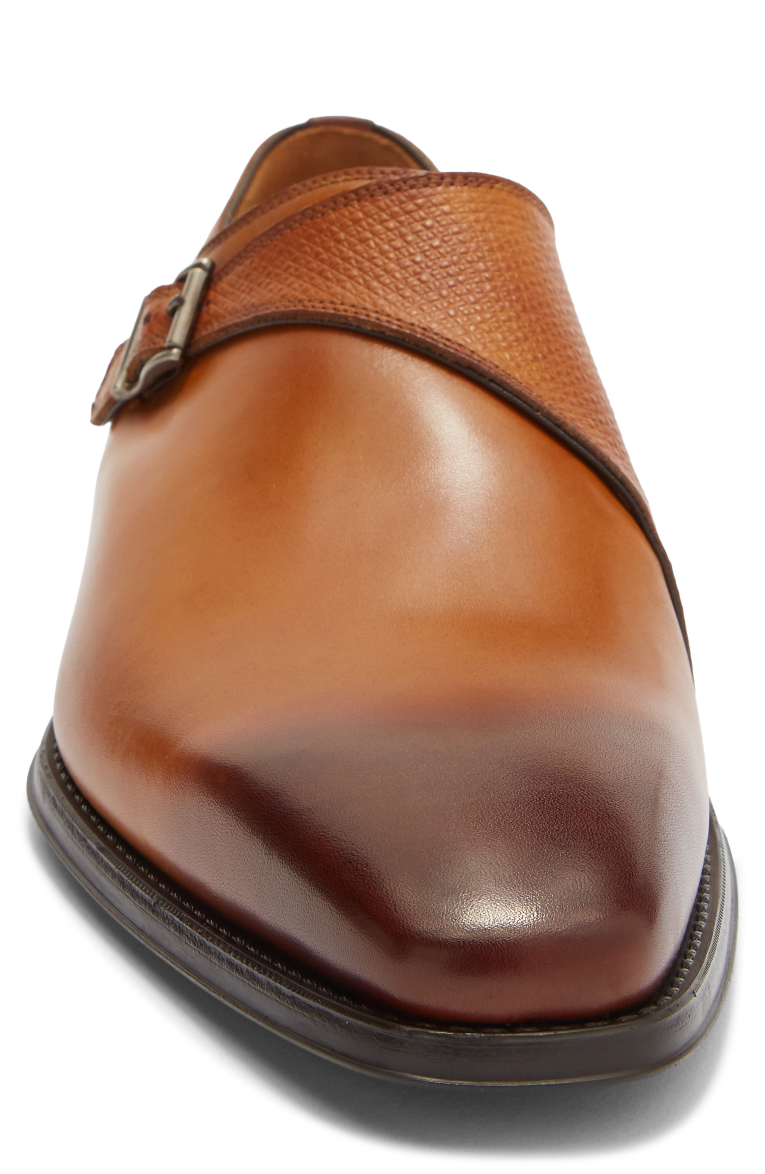 Aneto II Cuero Monk Shoe, Alternate, color, CUERO