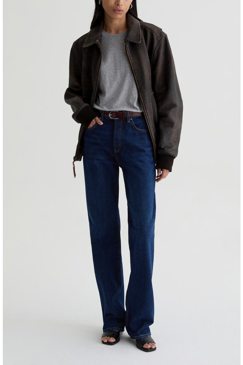 Sydney High Waist Relaxed Straight Leg Jeans, Alternate, color, RECOUP