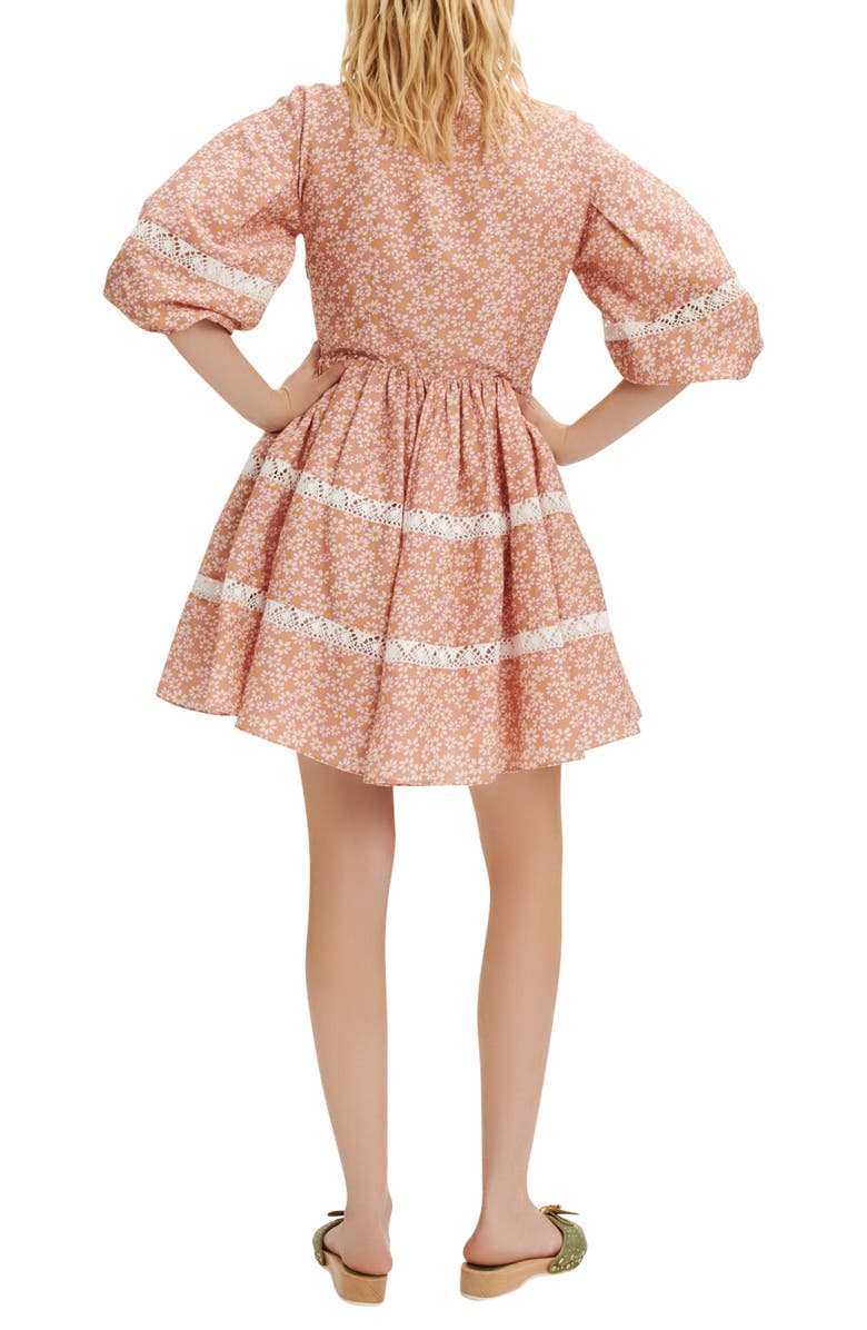 maje Rayanik Floral Dress, Alternate, color, 