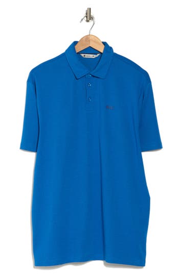 Black Clover Tanner Golf Polo In Midnight Navy Clover Royal