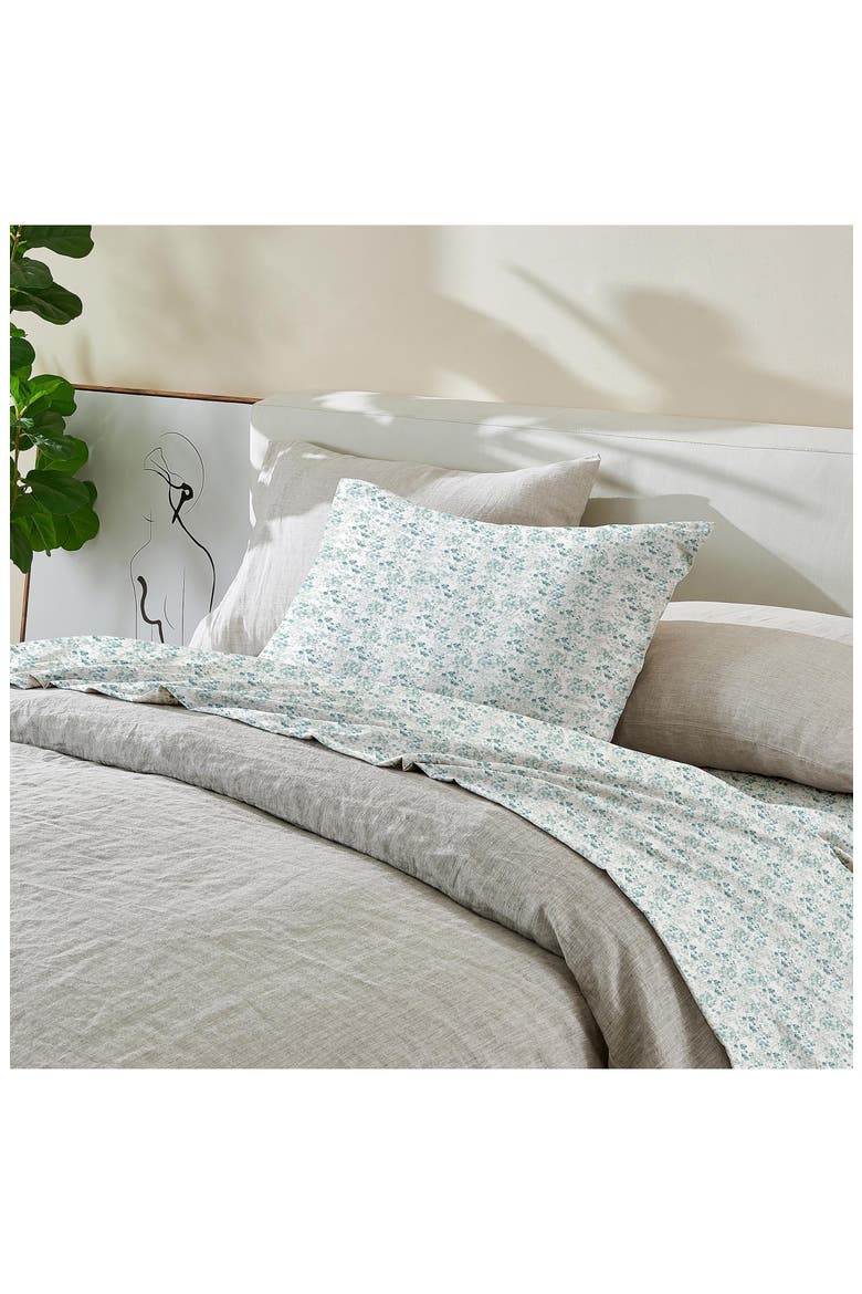 Killian Pre-Washed Sheet Set, Alternate, color, CHAMBLEE BLUE