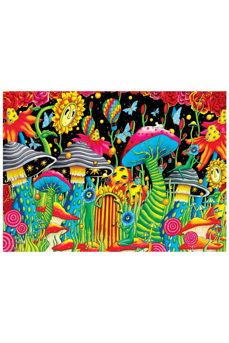 Garden of Cosmic Delight 1000pc Puzzle, Alternate, color, Multicolor