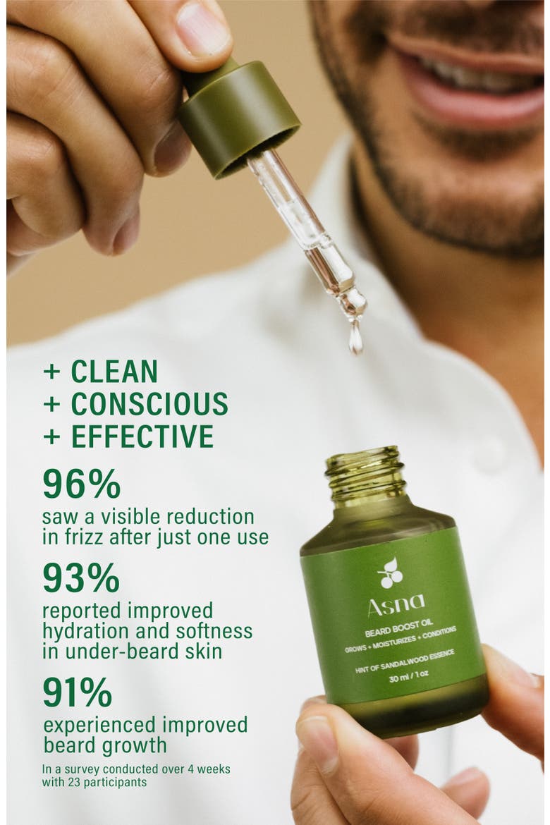 Beard Boost Oil for Thickening, Anti-Itch, Softening, Alternate, color, None
