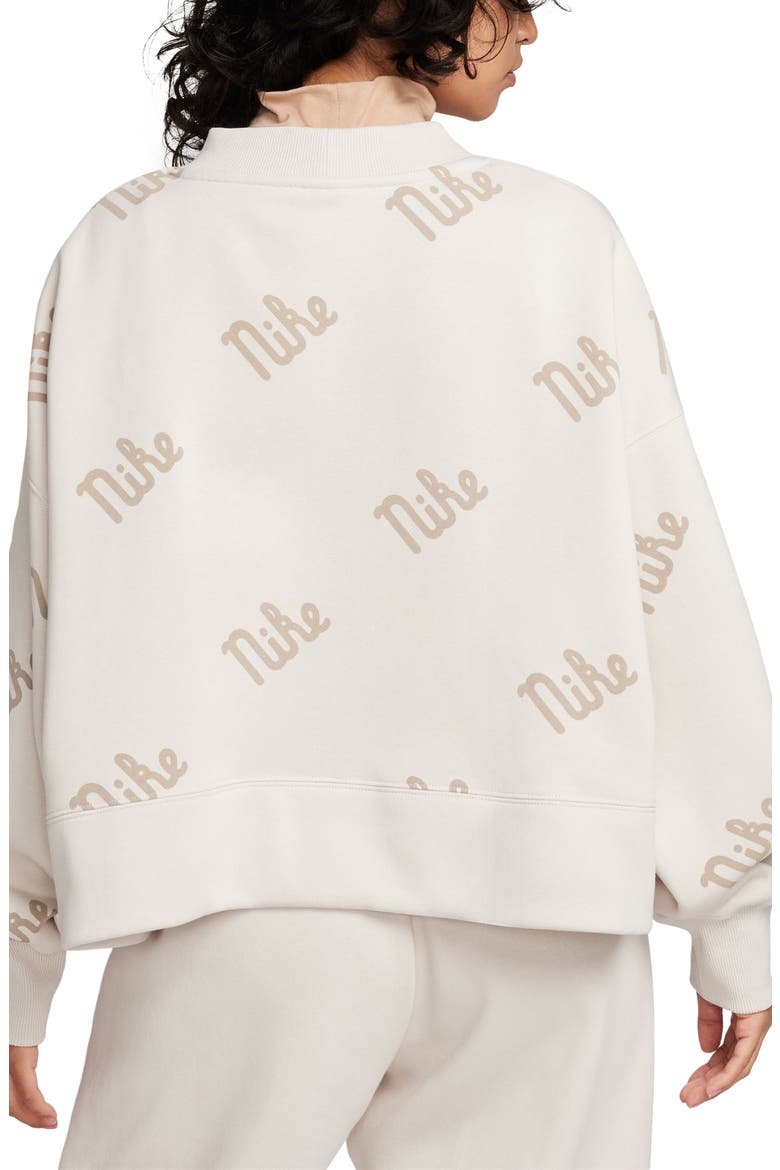 Sportswear Phoenix Fleece Oversize Cardigan, Alternate, color, LIGHT ORE WOOD BROWN