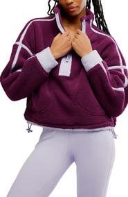 Free People FP Movement Mountain High Fleece Half Zip Pullover