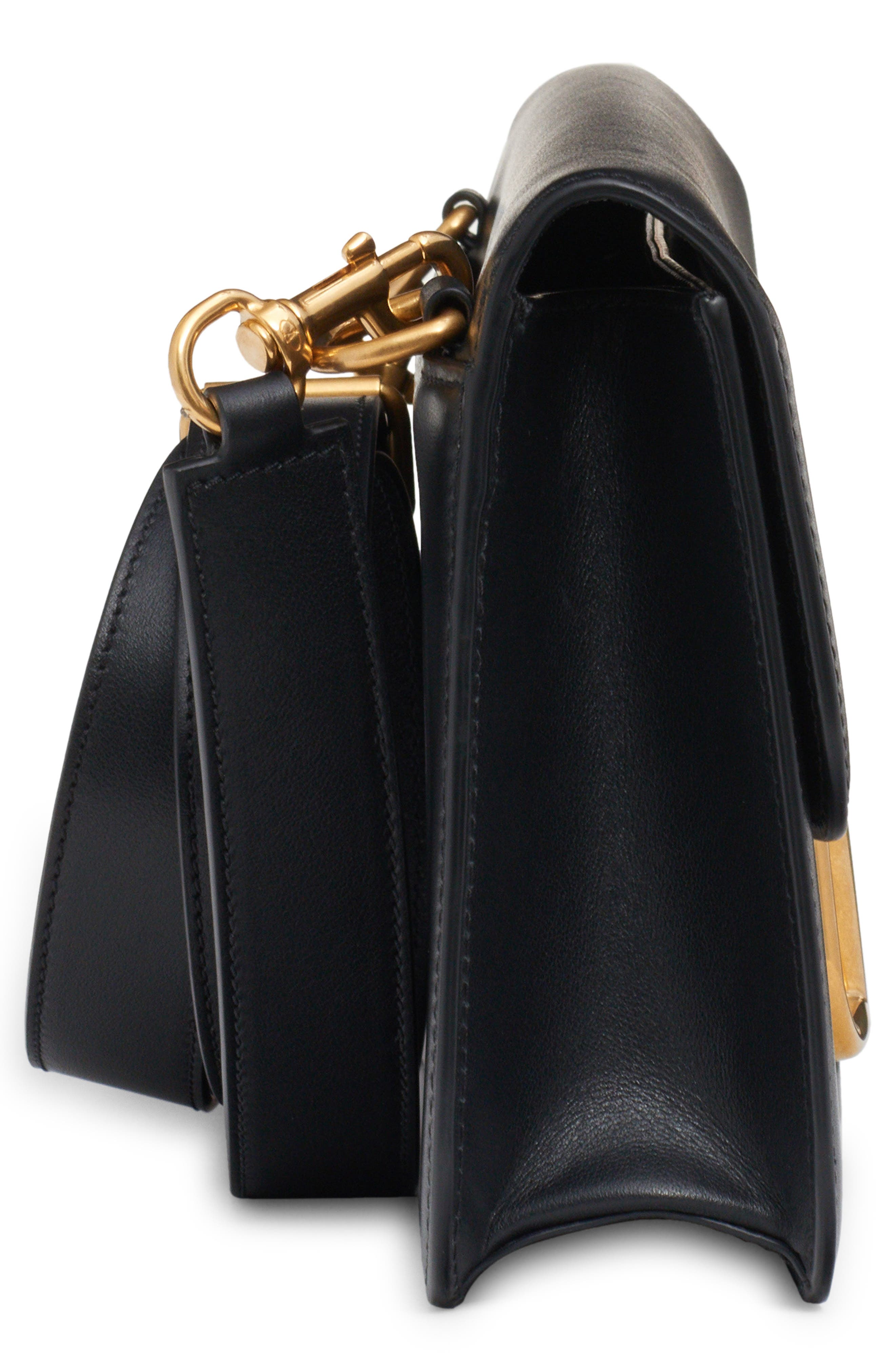 Valentino Garavani VLOGO Leather Convertible Crossbody Bag, Alternate, color, 