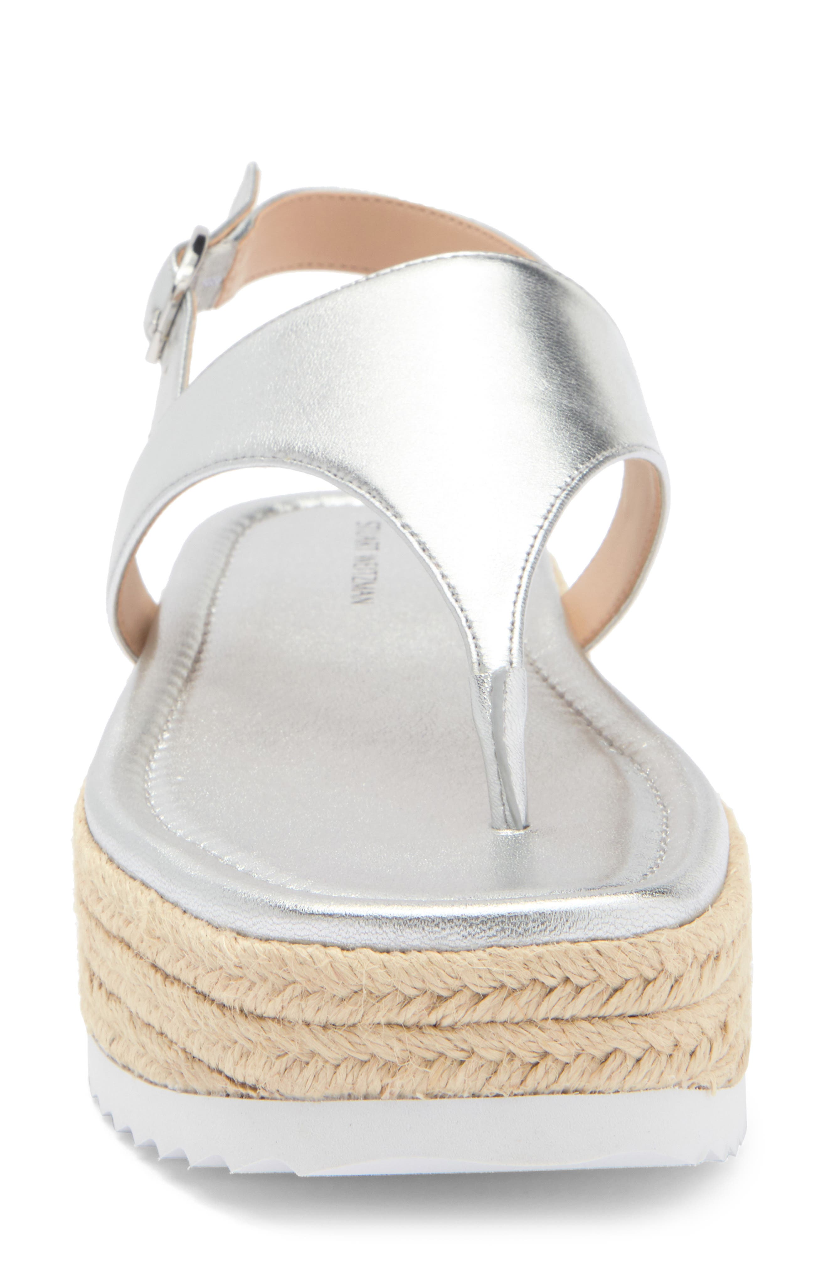 Stuart Weitzman Mel Espadrille Flatform Sandal, Alternate, color, 
