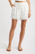 DELUC Comte Eyelet Detail Drawstring Shorts