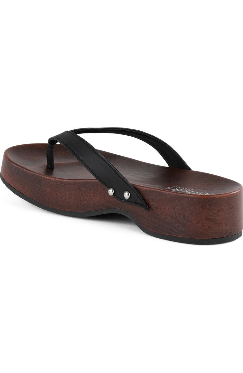 Seychelles Dreaming Out Loud Platform Flip Flop, Alternate, color, Black