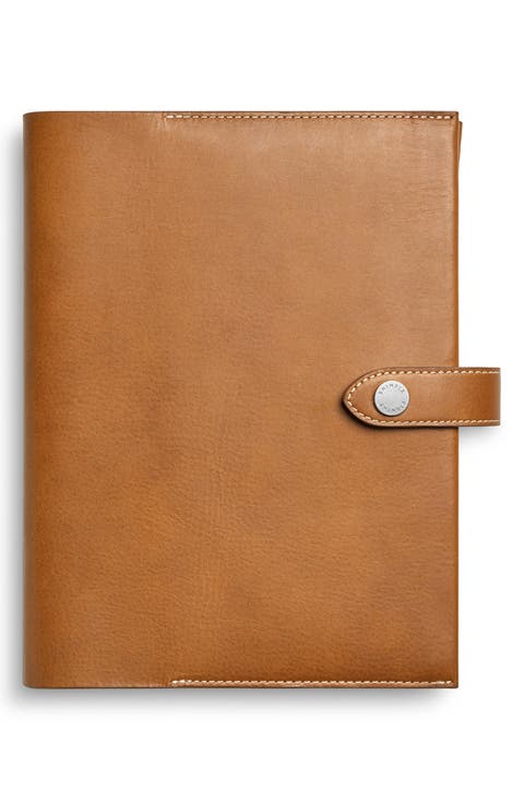 Snap Vachetta Leather Journal Cover