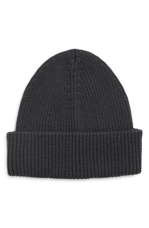Our Legacy Ribbed-knit Wool Beanie In Gray