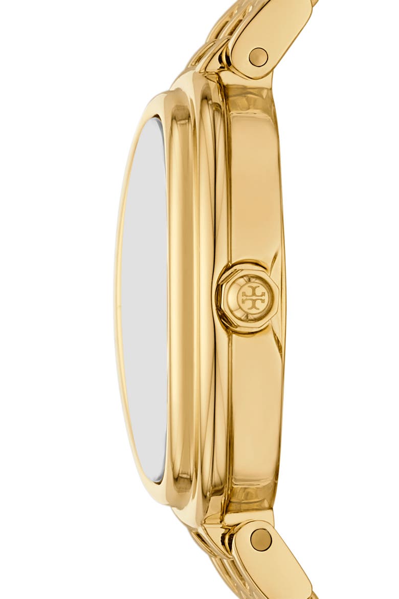 The Oval Bracelet Watch, 22mm x 28mm, Alternate, color, GOLD