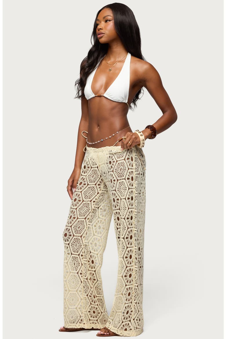 Amrita Baggy Open Stitch Pants, Alternate, color, LIGHT-YELLOW