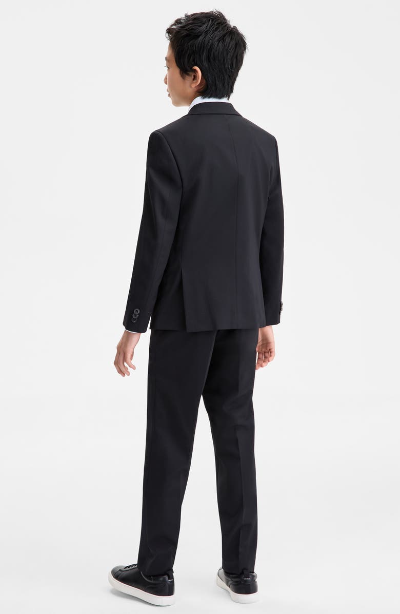 Michael Kors Kids' Solid Wool Blend Four-Piece Suit, Alternate, color, Black