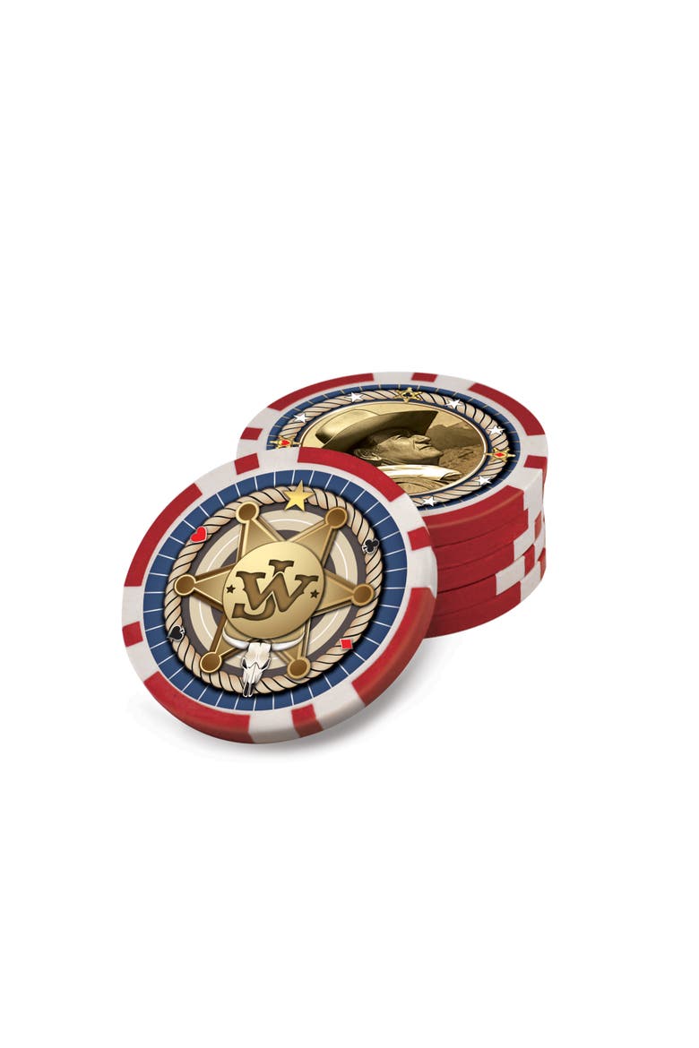 John Wayne 300 Piece Poker Set, Alternate, color, Multicolor
