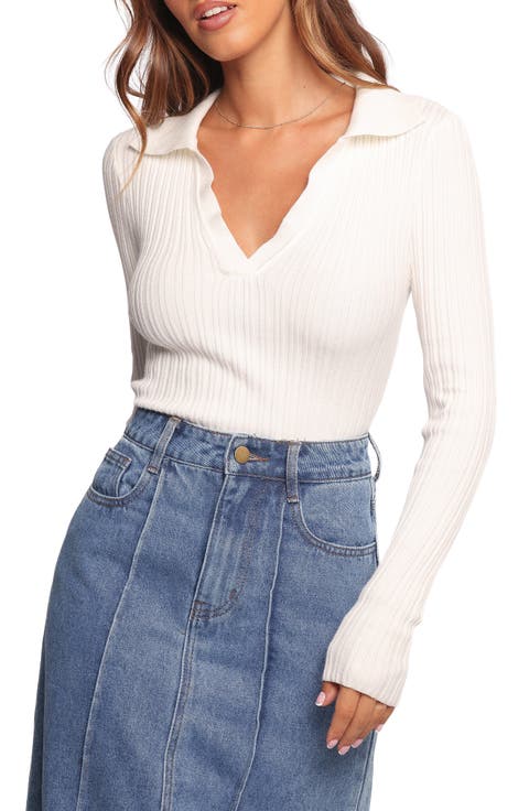 Emmerson Rib Collared Sweater