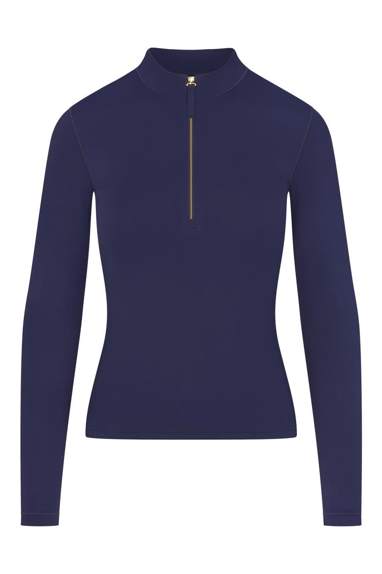 Summer Quarter Zip Top, Alternate, color, LEGACY NAVY BLUE