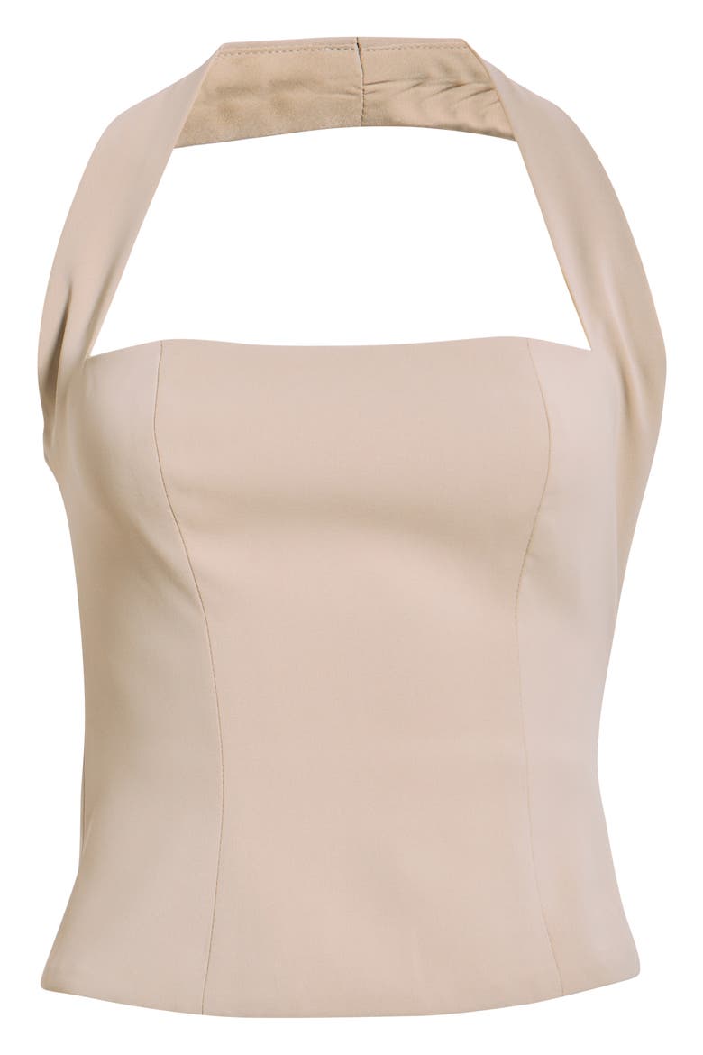 The Ultimate Muse Halter Top, Alternate, color, TAUPE