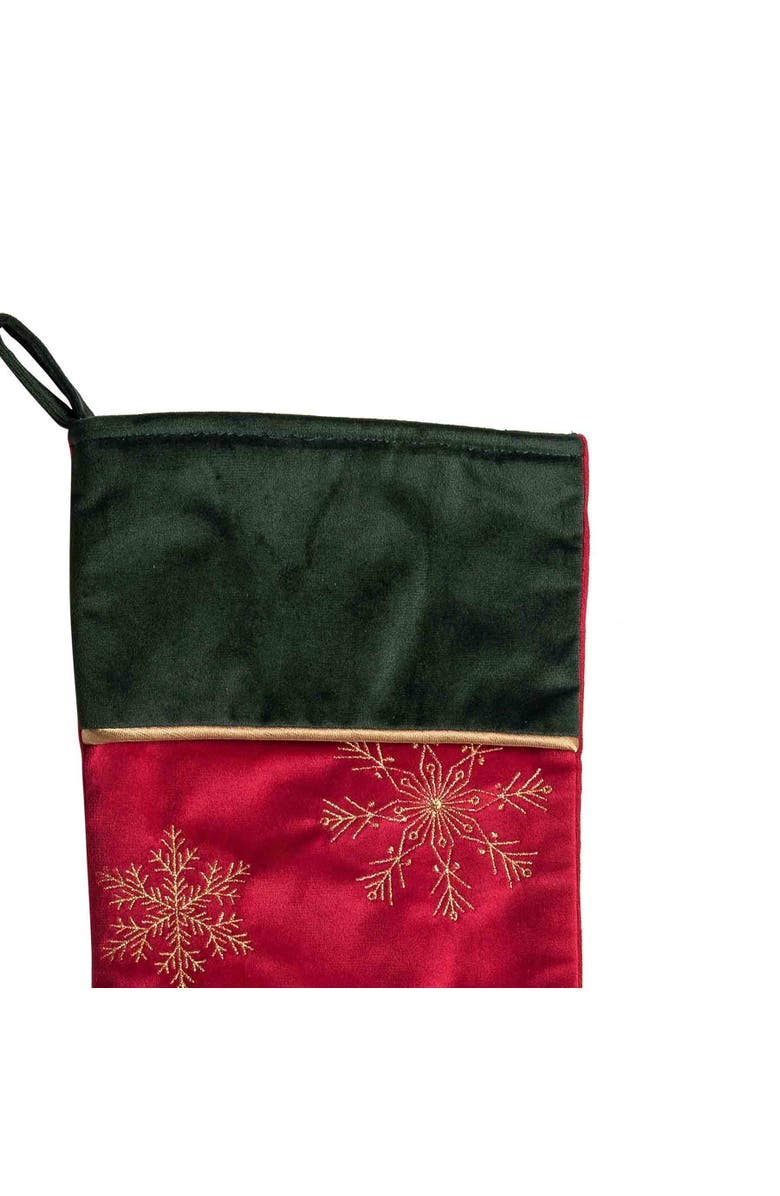 C&F Home 8.5" x 20" Snowflake "Joy" Premium Christmas Stocking, Alternate, color, Gold