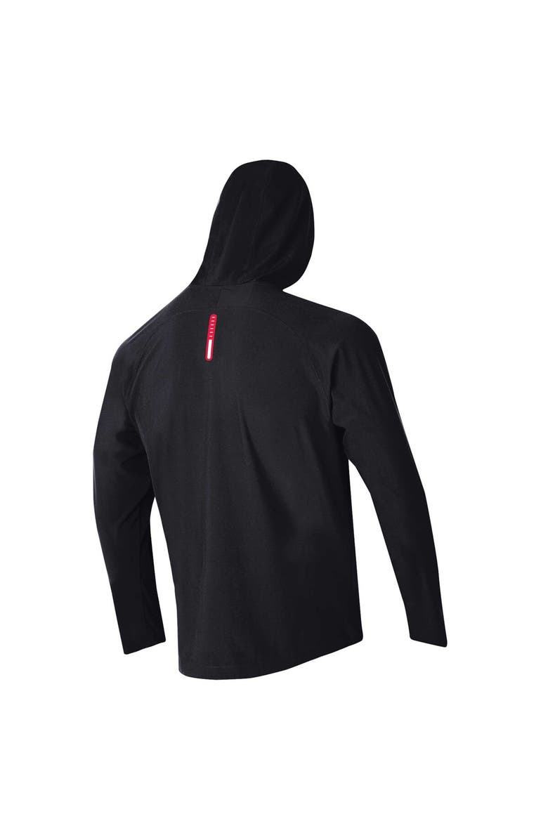 Under Armour Men's Under Armour Black Texas Tech Red Raiders Unstoppable Raglan Full-Zip Jacket, Alternate, color, 