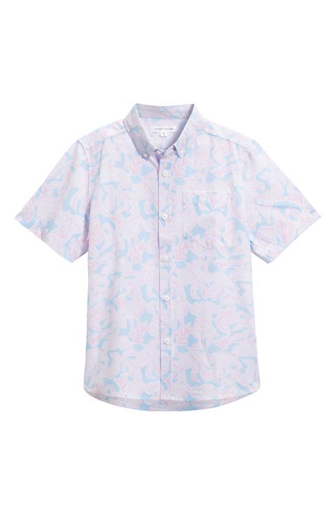 Kids' Flamingo Button-Down Shirt (Little Kid & Big Kid)