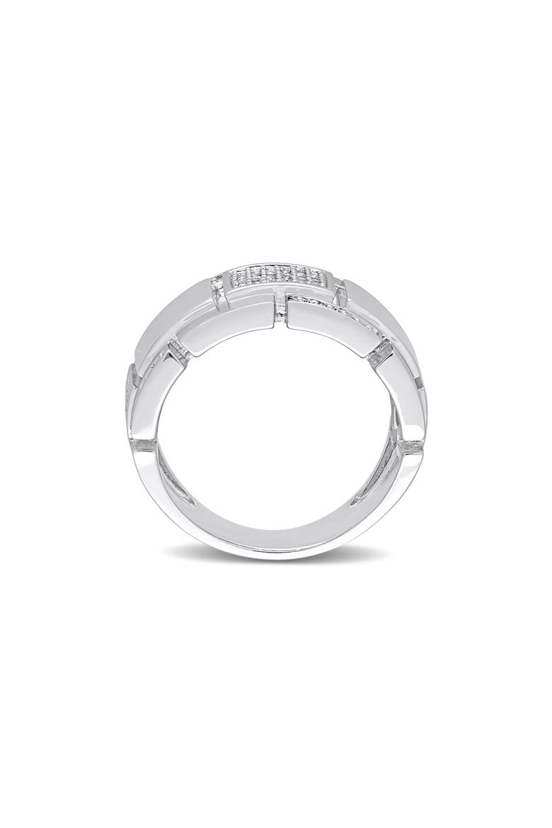 Men's Diamond Ring, Alternate, color, SILVER