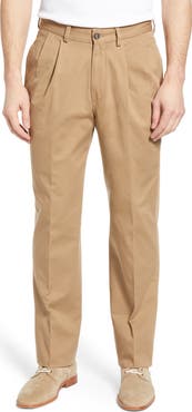 Berle Charleston Khakis Pleated Chino Pants