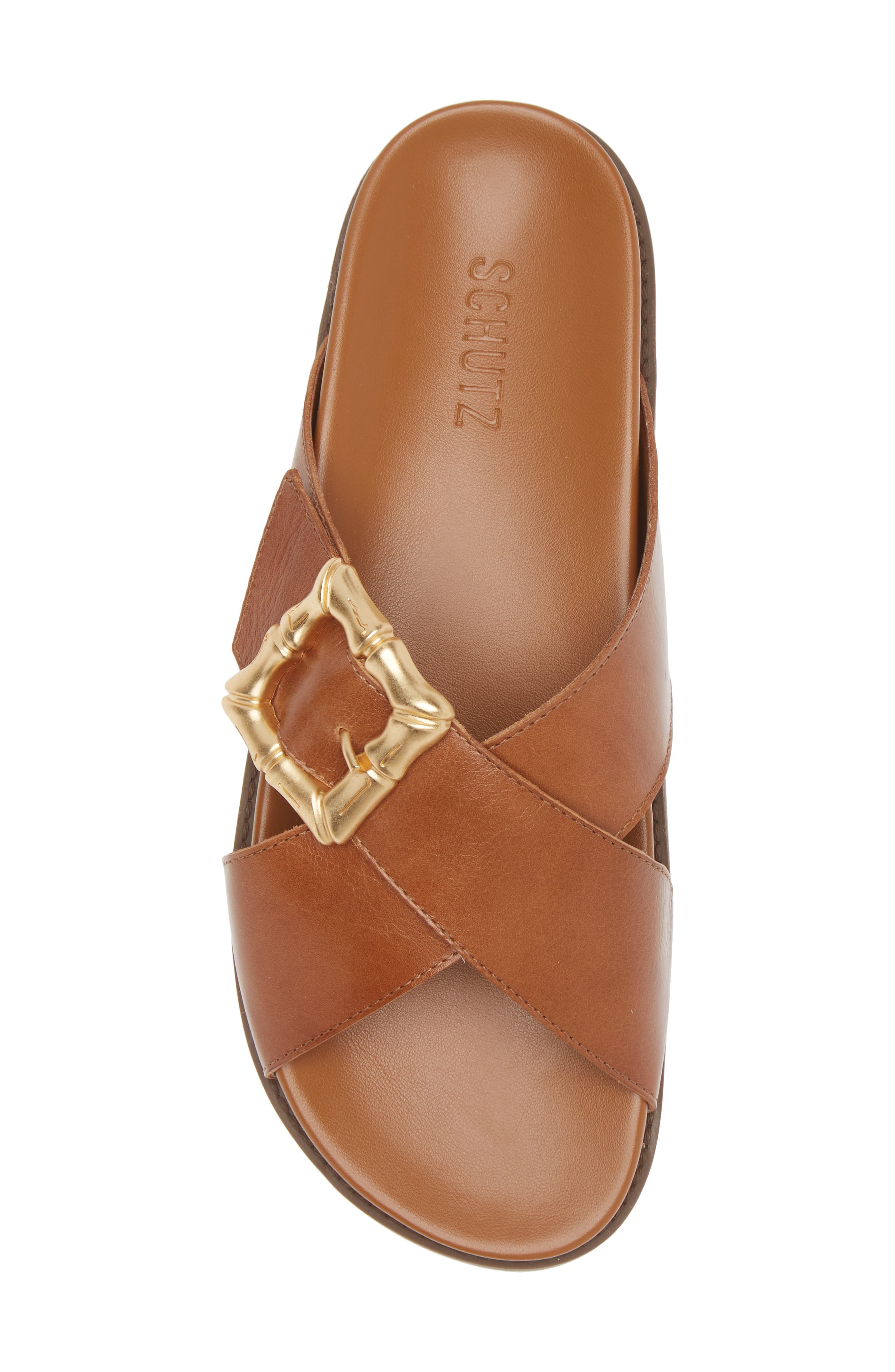 Enola Slide Sandal, Alternate, color, CAMEL