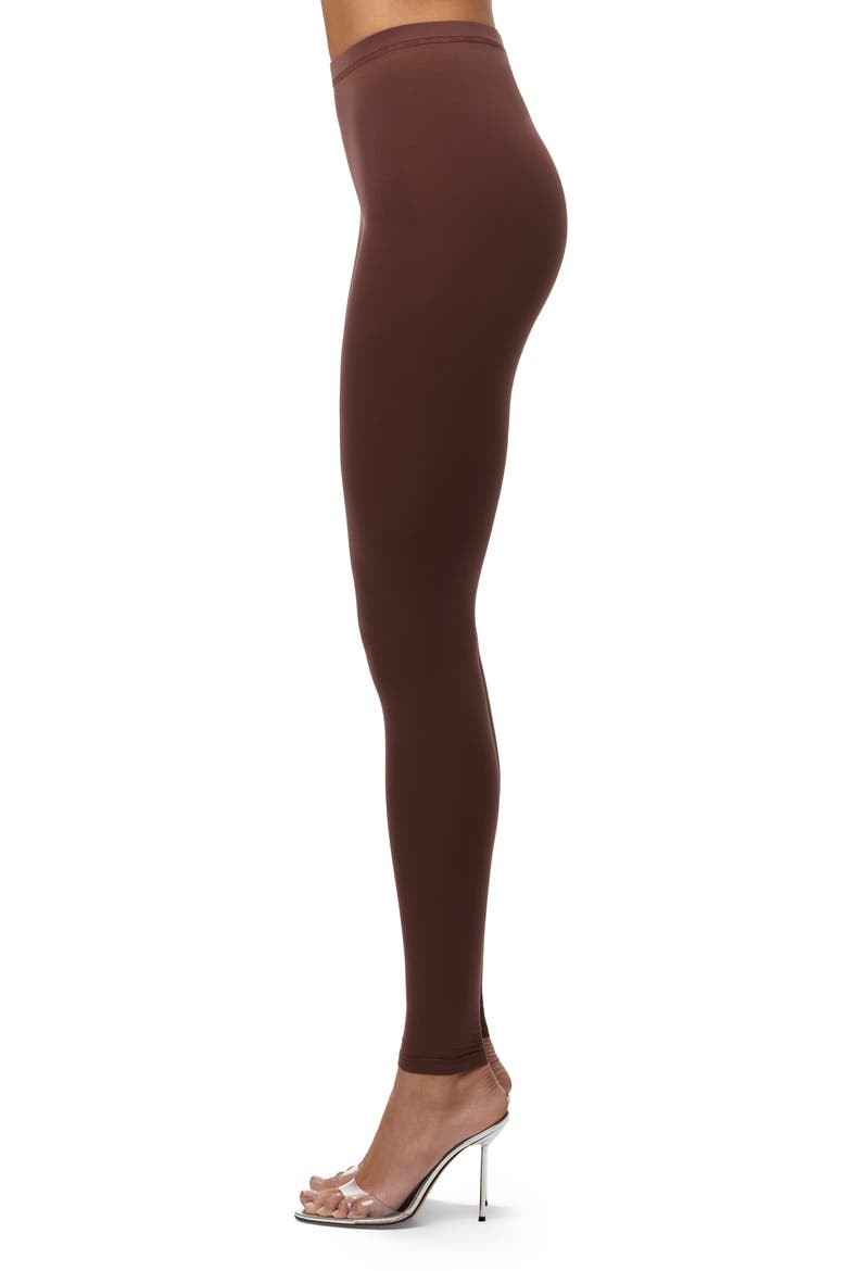 High Waist Leggings, Alternate, color, CHOCOLATE