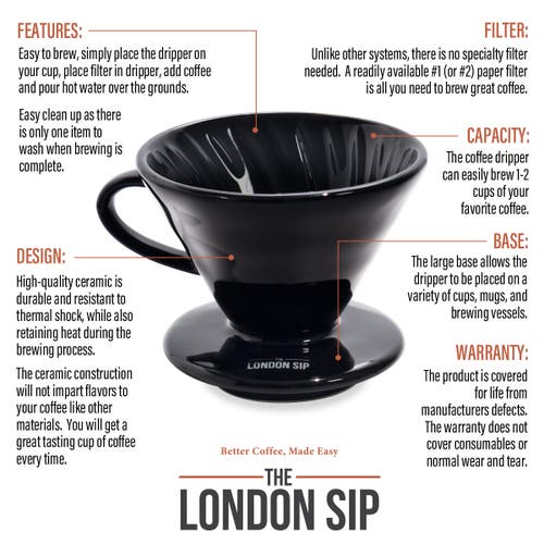 London Sip Ceramic Coffee Dripper