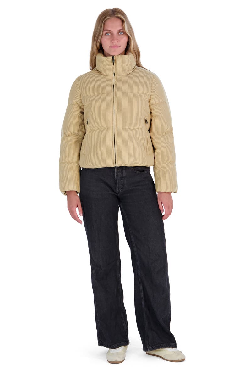 Hailey Corduroy Puffer Jacket, Alternate, color, LAT