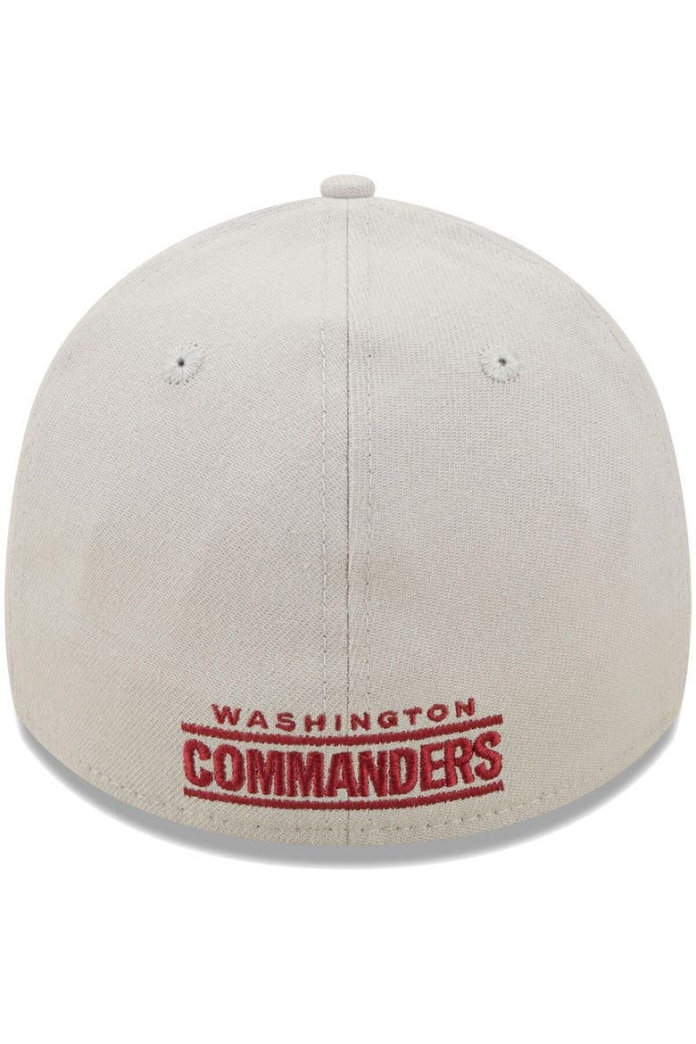 Men's New Era Gray Washington Commanders  Essential 39THIRTY Flex Hat, Alternate, color, Gray