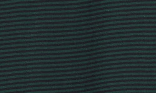 Vince Long Sleeve Cotton Knit Polo In Green