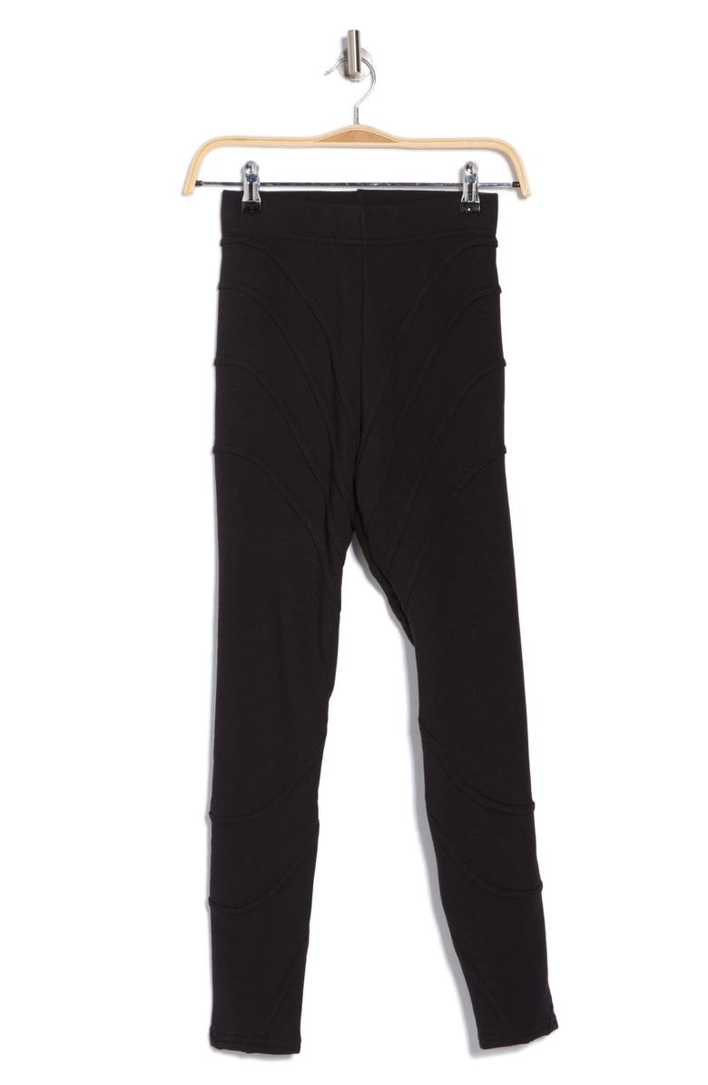 Good American Compressive Terry Corset Leggings, Alternate, color, 
