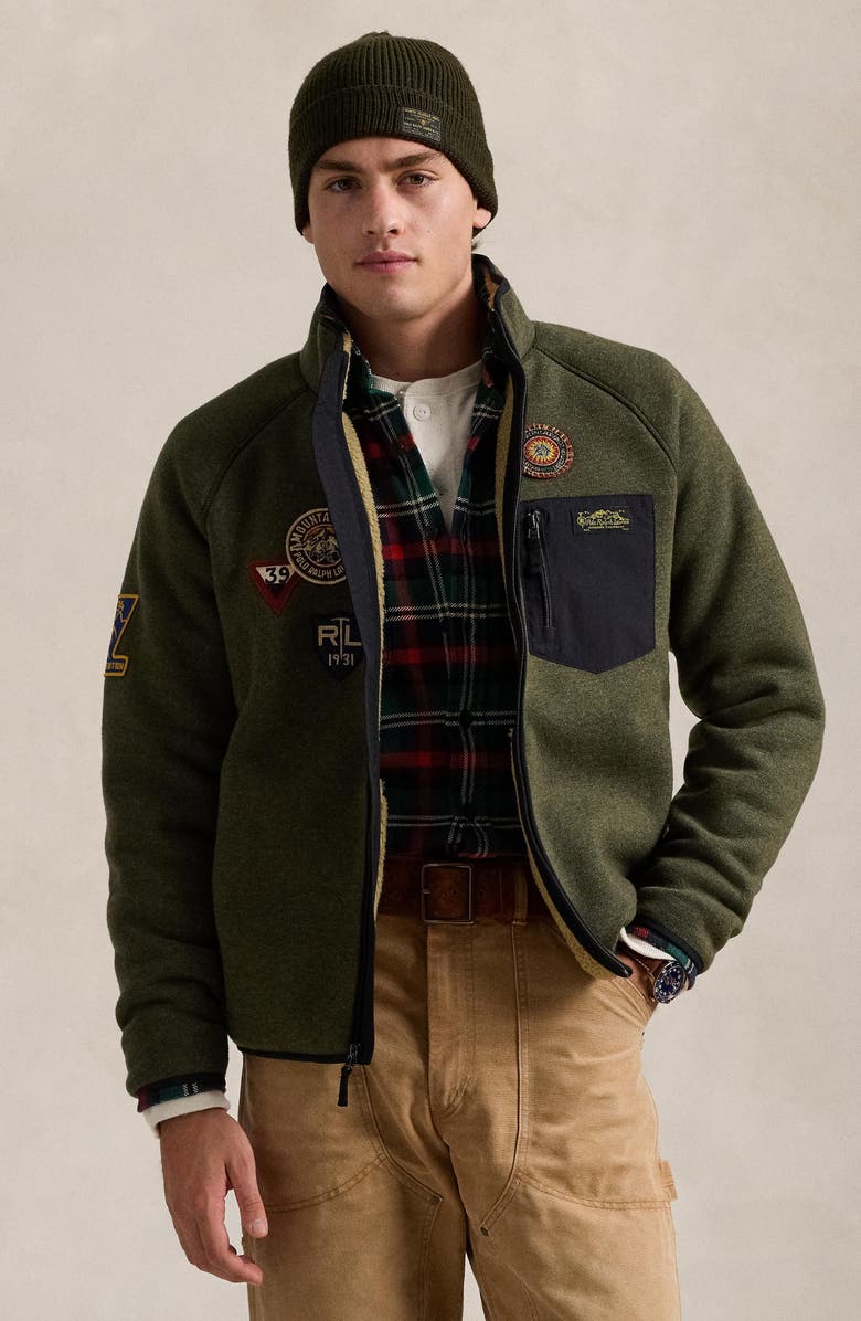 Polo Ralph Lauren Bonded Fleece Jacket, Alternate, color, 