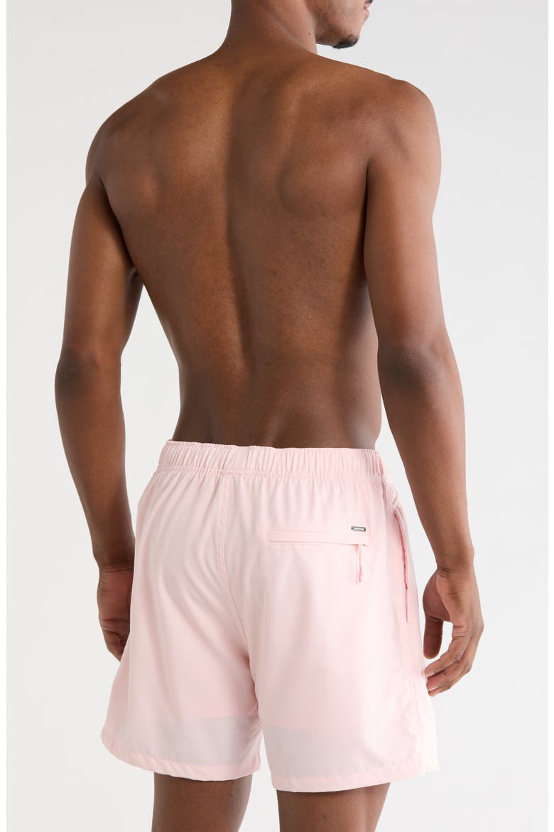 Performance Volley Swim Shorts, Alternate, color, PINK
