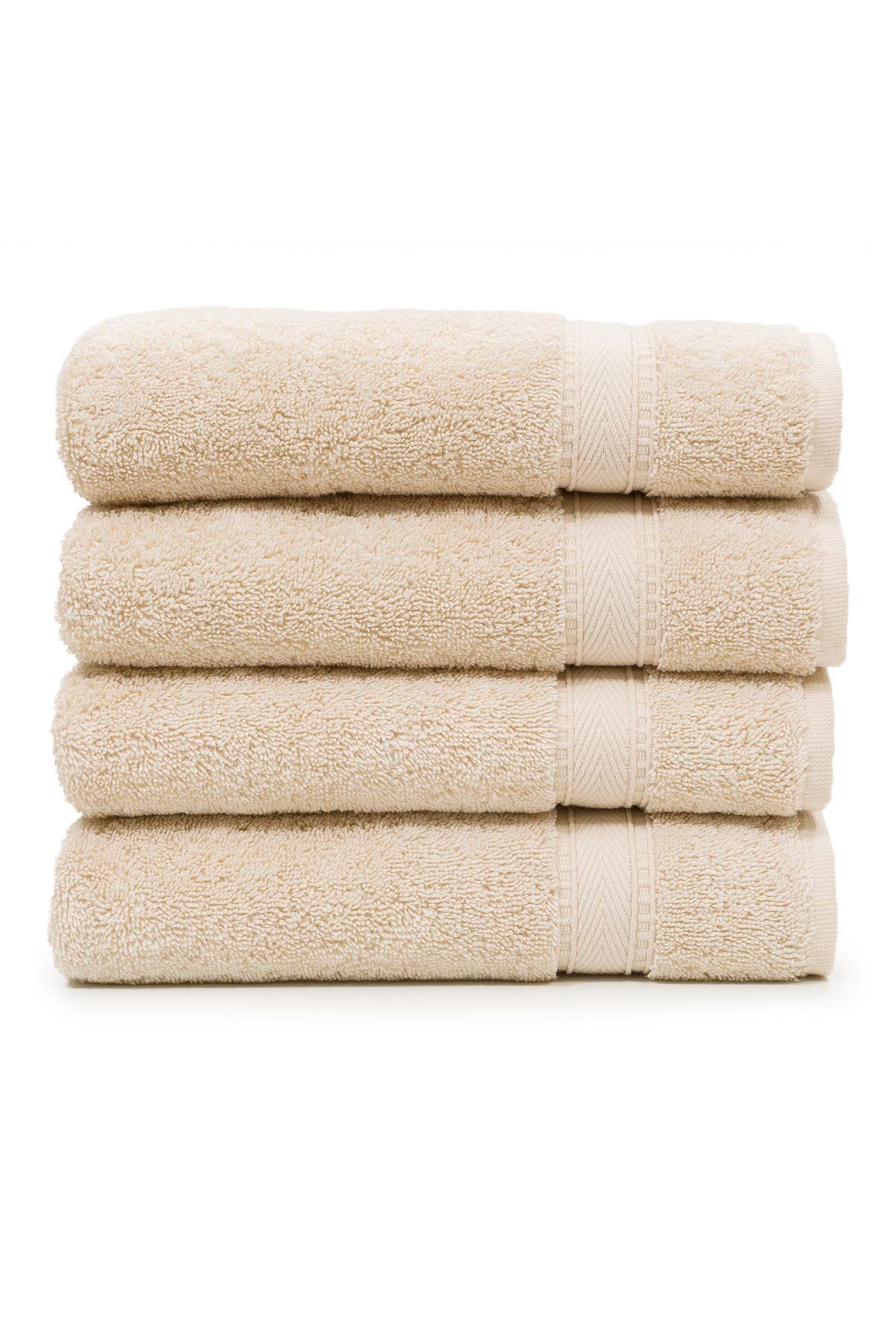 Sinemis Terry Hand Towels - Set of 4 - Beige
