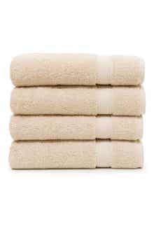 Sinemis Terry Hand Towels - Set of 4 - Beige