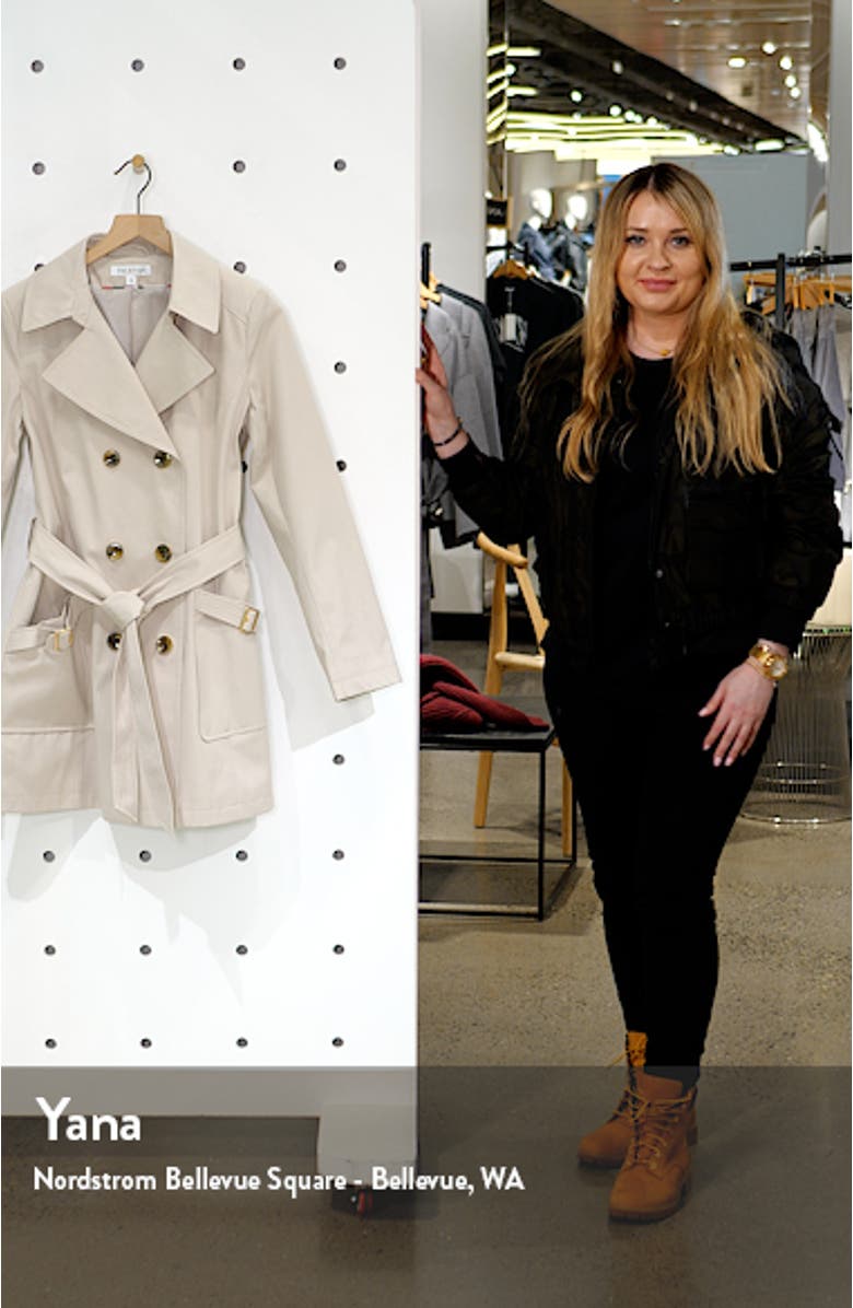 Water Resistant Belted Trench Coat, sales video thumbnail